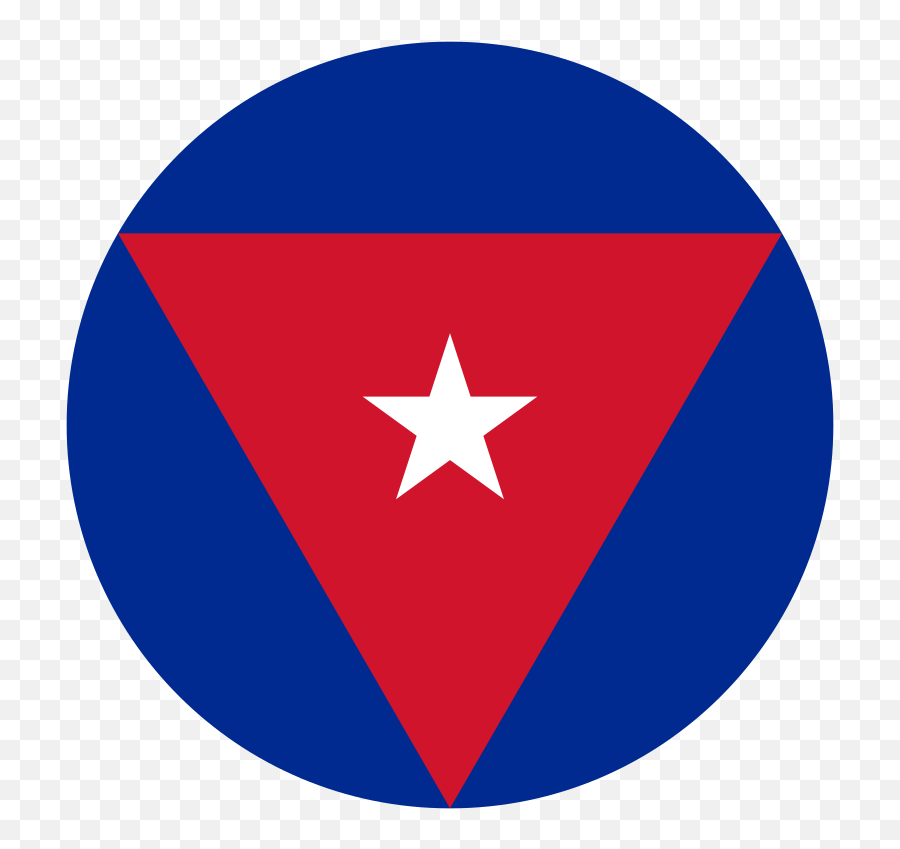 Roundel Of Cuba - Circle Emoji,Cuban Flag Emoji