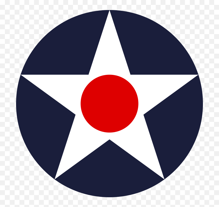 Usaac Roundel 1919 - World War One Symbols Emoji,Second World War Emoji