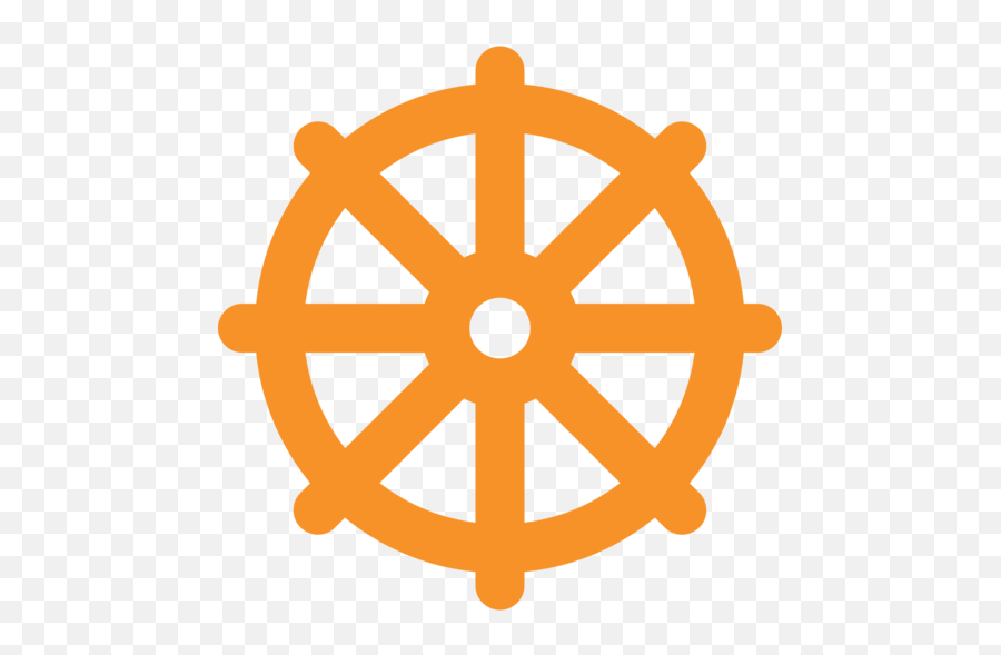Wheel Of Dharma Emoji - Self Regulation Icon,Buddha Emoji