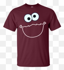 Cookie Monster Face T Shirt Hoodie Sweater Emoji,Cookie Monster Emoticon