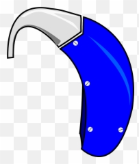 Hearing Aid Blue Free Vector Graphics - Clipart On Transparent Emoji