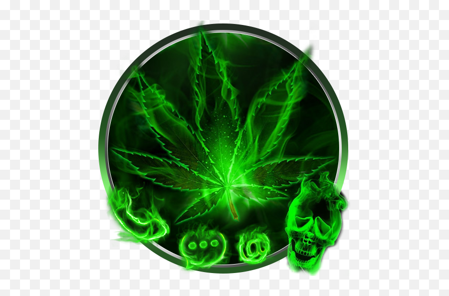 Fire Weed Rasta Themes Hd Wallpapers 3d Icons - Neon Green Grass Emoji,Weed Emojis