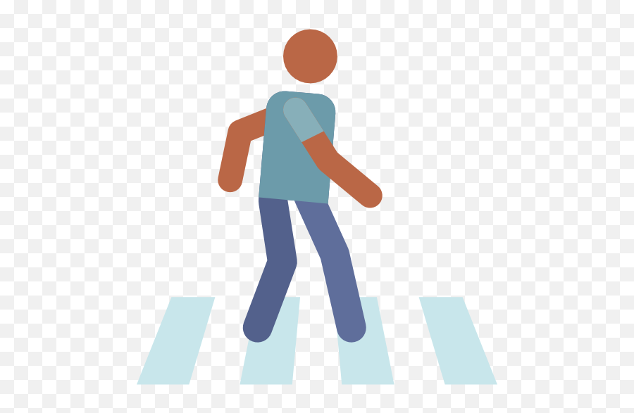 Pedestrian Icon At Getdrawings - Peatones Icono Emoji,Walking Emoji Png