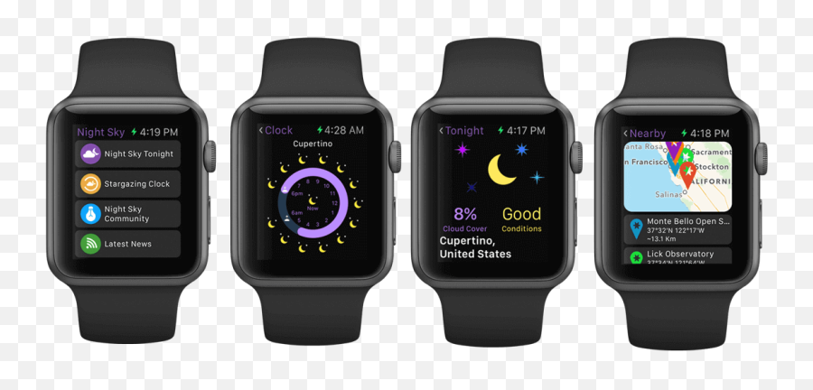 Iss Complication For Apple Watch - Apple Watch 4 Keyboard Emoji,Night Sky Emoji
