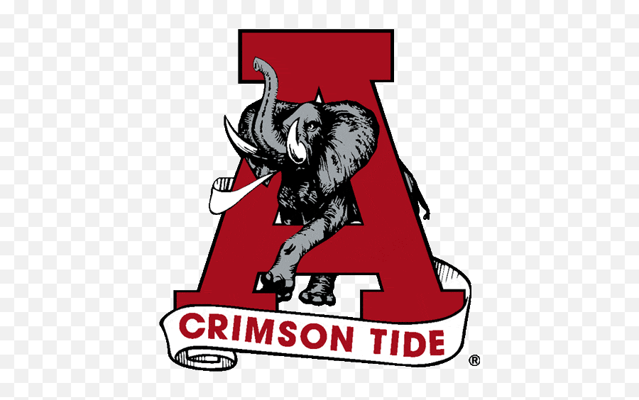 Logo Clipart University Of Alabama - Alabama Crimson Tide Old Logo Emoji,Alabama Emoji Free