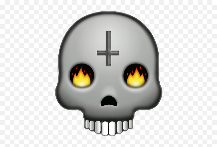 Dailysticker Emoji Wathsapp Tumblr Colorful Calavera - Skull,Dead Emojis