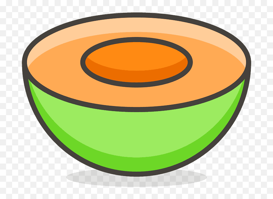 Melon Emoji Clipart - Circle,Watermelon Emojis