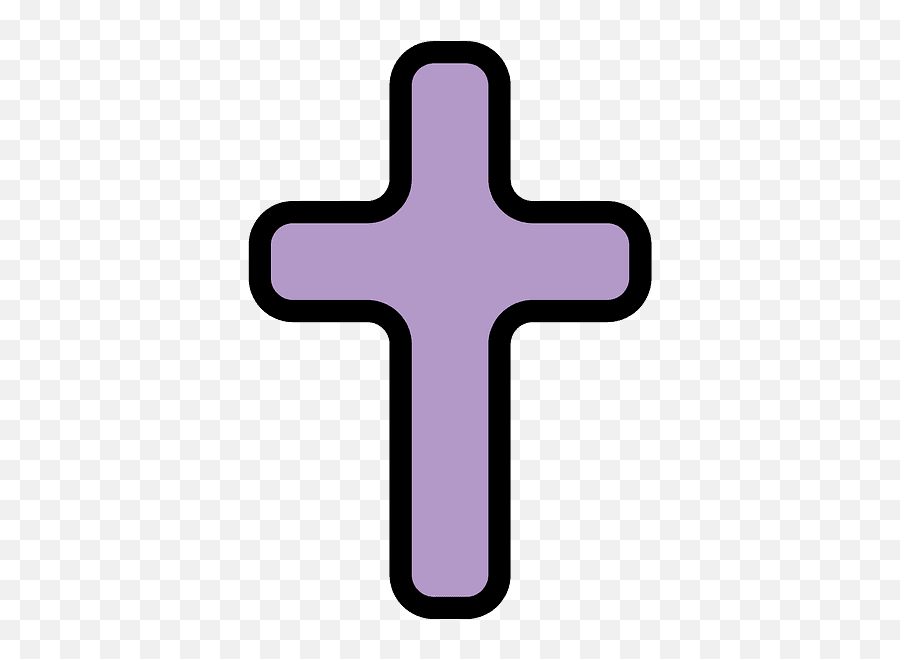Latin Cross Emoji Clipart - Vertical,Christian Emoji