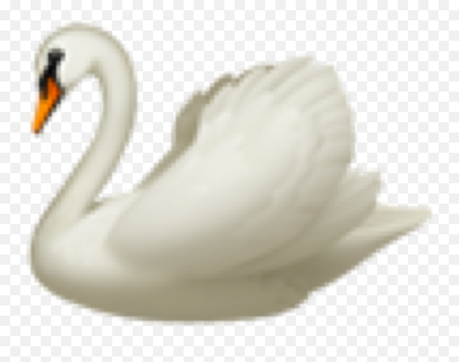 Swan Sticker - Soft Emoji,Swan Emoji