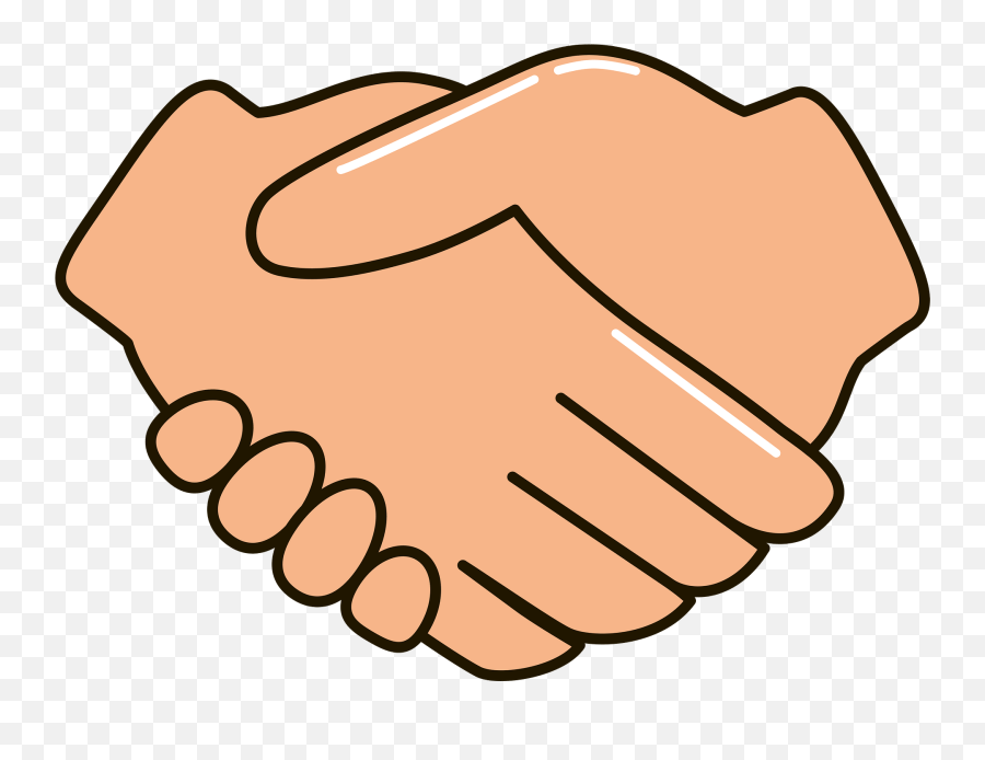 Handshake Clipart - Horizontal Emoji,Hand Shake Emoji