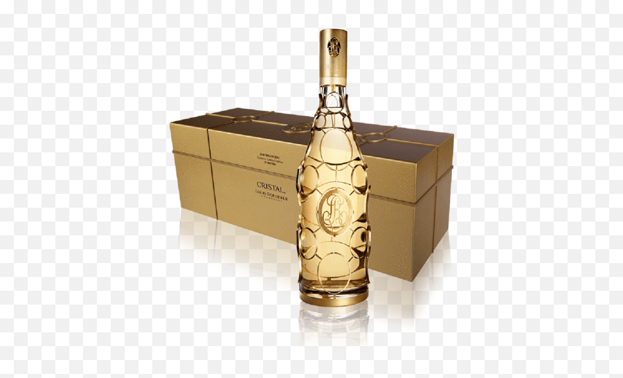 Champagne Cristal Gold Limited Edition Louis Roederer - Louis Roederer Cristal Gold Medalion Orfevres Limited Edition Brut Millesime Emoji,Champagne Bottle Emoji