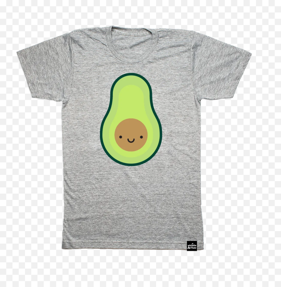 Kawaii Avocado T - Shirt Ramen Shirt Emoji,Whistling Emoticon