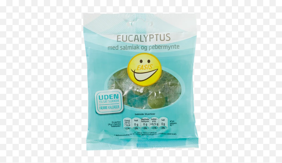 Easis Hard Boiled Eucalyptus Candy - Easis Bolsjer Emoji,Lip Emoticon