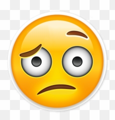Disappointed Emoji Png Transparent Collections At - Emoticon Sticker