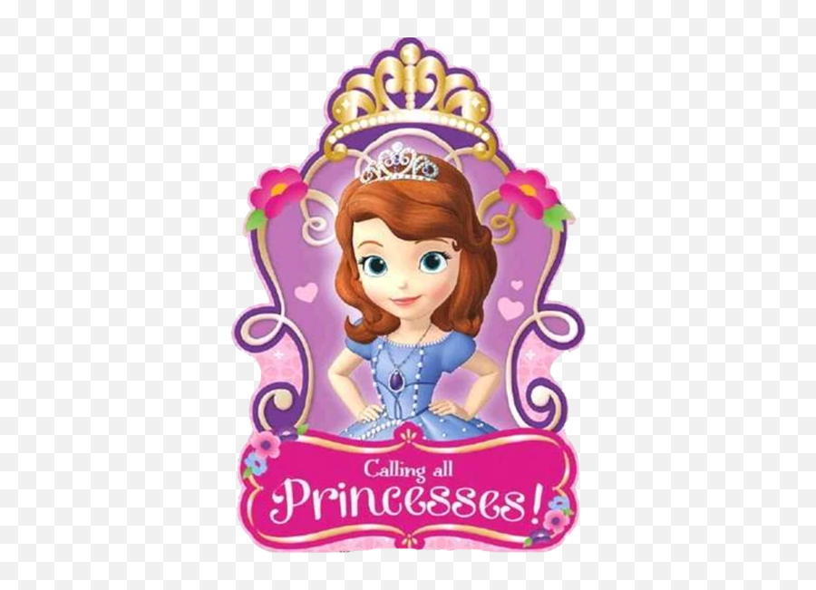 Sofia The First Party Invites - Princess Birthday Sofia The First Emoji,Girl Emoji Party