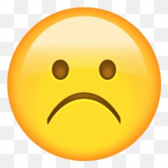 Sad Emojis - Emoji Sad Face Clipart,Emoticono Whatsapp