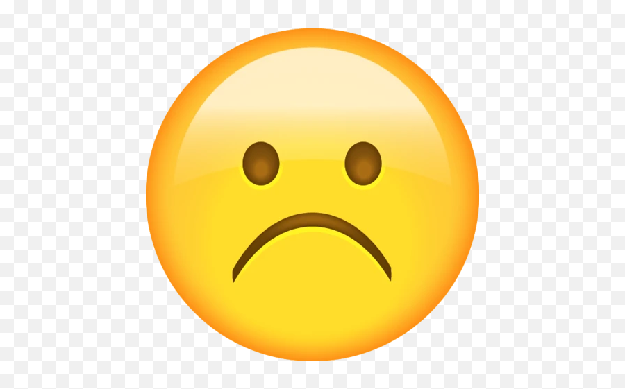 Sad Emojis - Emoji Sad Face Clipart,Emoticono Whatsapp