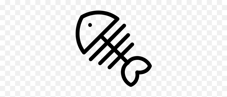 Dead Icon Iconbros - Fish Bone Icon Png Emoji,Skull Fish Fish Emoji