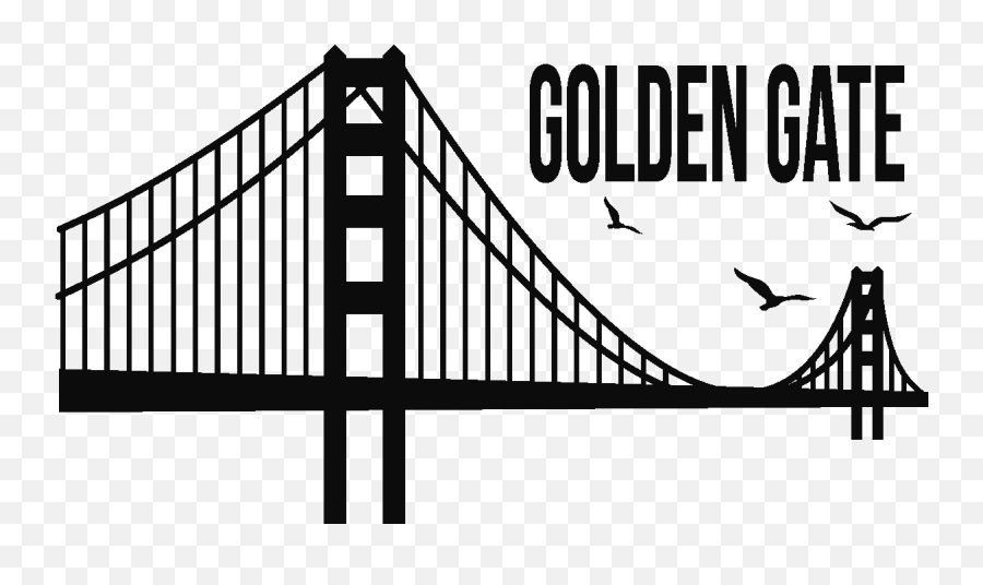 The Golden Gate Bridge 1200x1200 P - Silhouette Golden Gate Bridge Clipart Emoji,Golden Gate Bridge Emoji