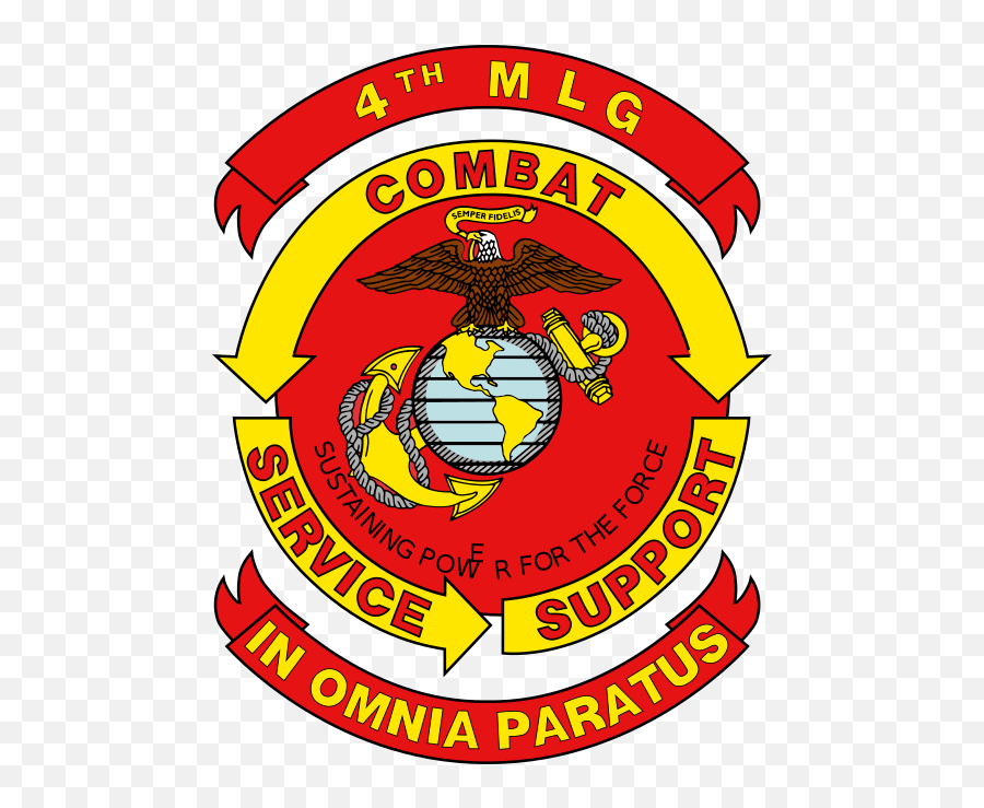 Usmc 4th Mlg Vector - Marine Corps Units Battalion Vector Emoji,Marine Corps Emoji