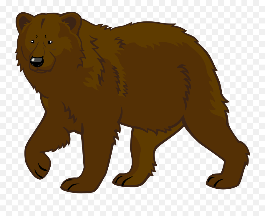Brown Bear Clipart Web Png - Bear Clipart Transparent Emoji,Bear Hot Emoji