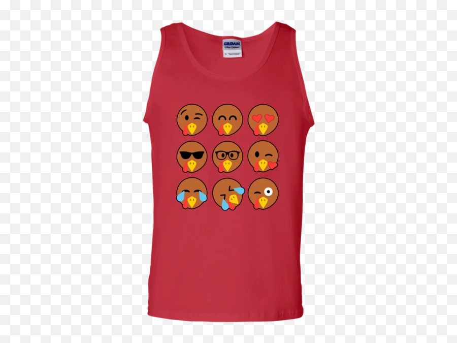 Tshirt G220 Gildan Cotton Tank Top - Not Gay T Shirt Emoji,Turkey Emojis