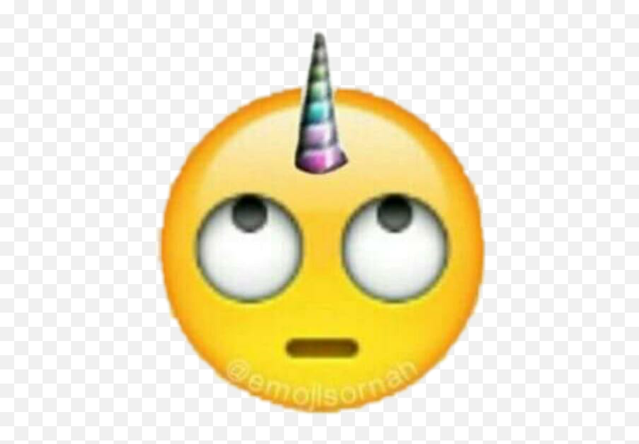 Emoji Unicorn Loco - Emojis Sarcasticos,Gratitude Emoji