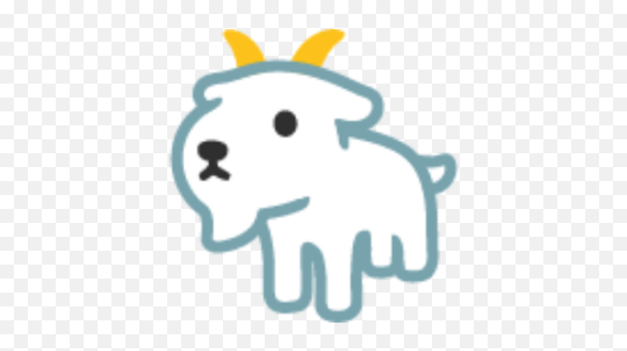 Cabra Emoji Animal Cute Goat Goatemoji - Goat,Goat Emoji
