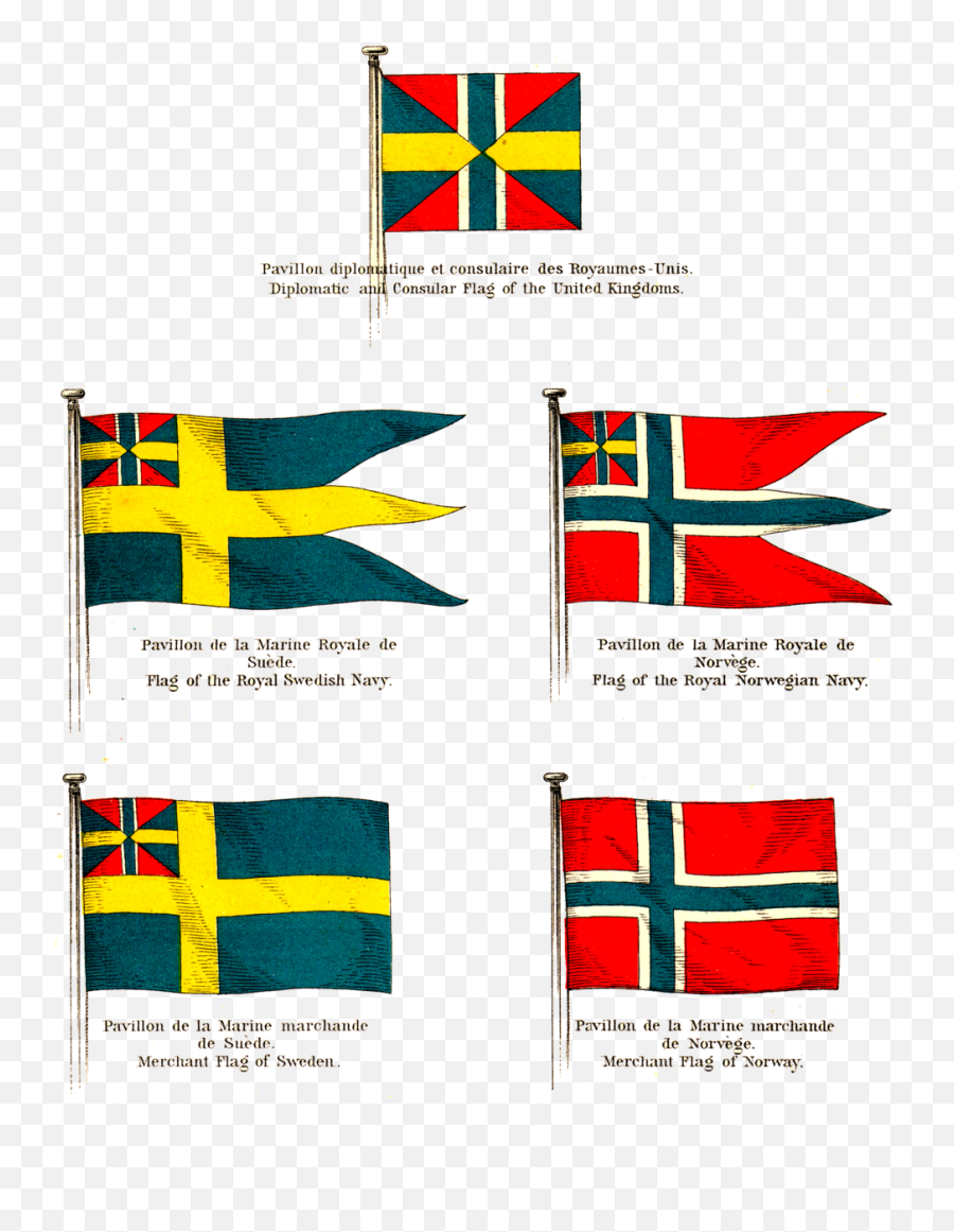 Flags Flags Flags - Norwegian Flag In The 1900s Emoji,Swedish Flag Emoji