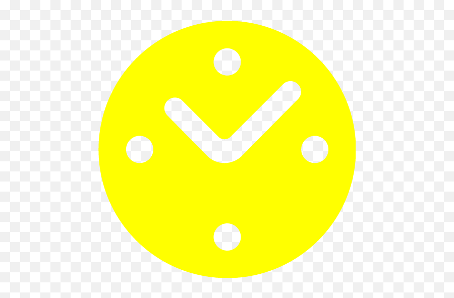 Yellow Clock 9 Icon - Circle Emoji,Clock Emoticon