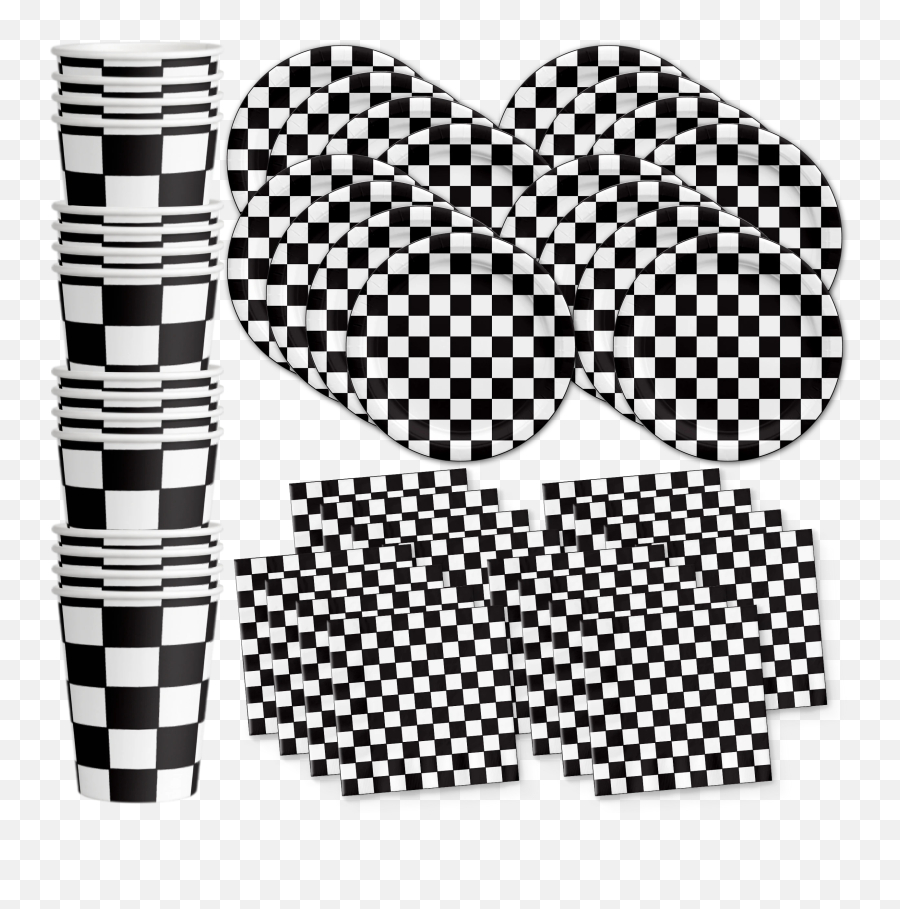 Collections - Black And White Checkered Plates Emoji,Emoji British Flag Train French Flag