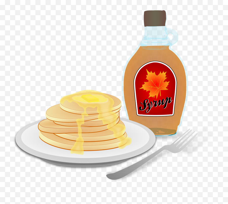 Pancake Clipart Png - Pancake And Syrup Clipart Emoji,Crepe Emoji