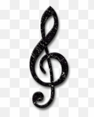 Black Marble Effect Music Treble Clef - Music Key Png Emoji,Bass Clef Emoji