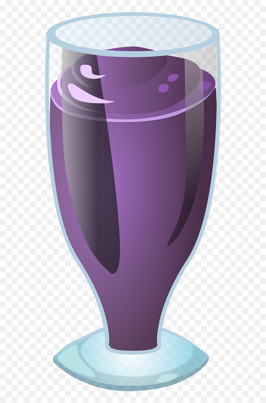 Juice Purple Liquid Glass Drink - Illustration Emoji,Champagne Pop Emoji