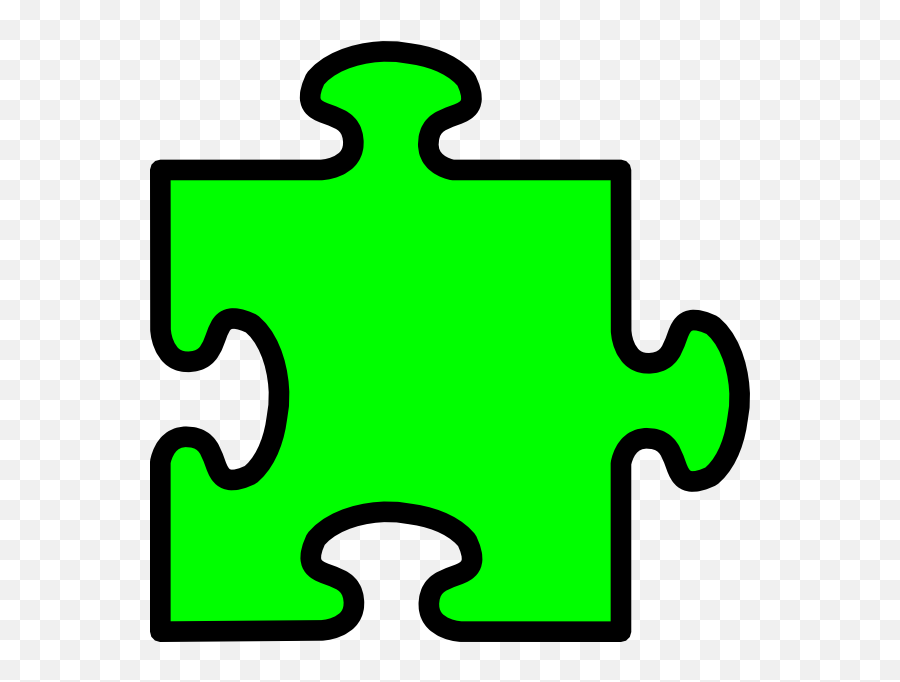 Puzzle Piece Clip Art At Vector Clip - Puzzle Pieces Clip Art Emoji,Autism Puzzle Piece Emoji