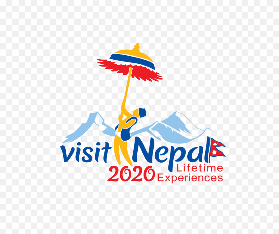 Visit Nepal 2020 Logo Clipart - Visit Nepal 2020 Hd Logo Emoji,Nepal Flag Emoji