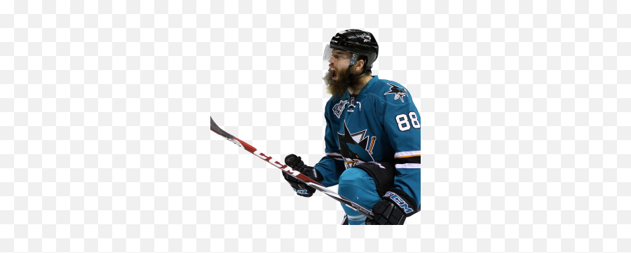 Brent Burns Nhl Hockey Sanjose Sharks - Brent Burns Stick Emoji,Ice Hockey Emoji