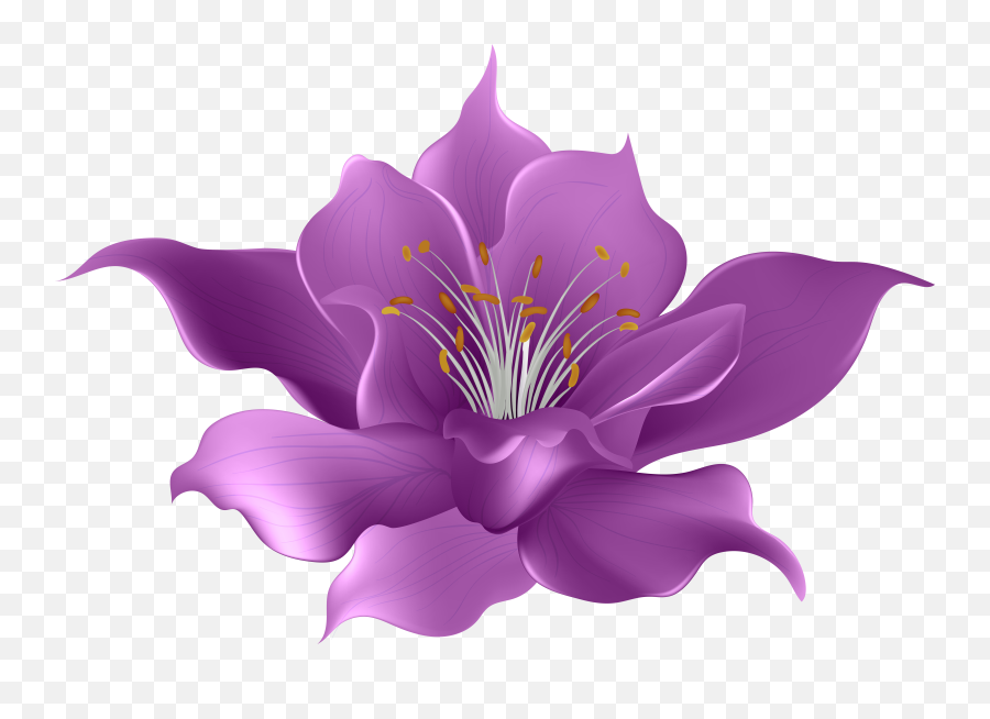 Transparent Background Purple Flower - Transparent Background Purple Flower Clipart Emoji,Violet Flower Emoji