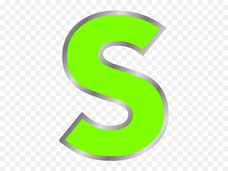 Simone1245 - Green Letter S Clipart Emoji,Giddy Emoji