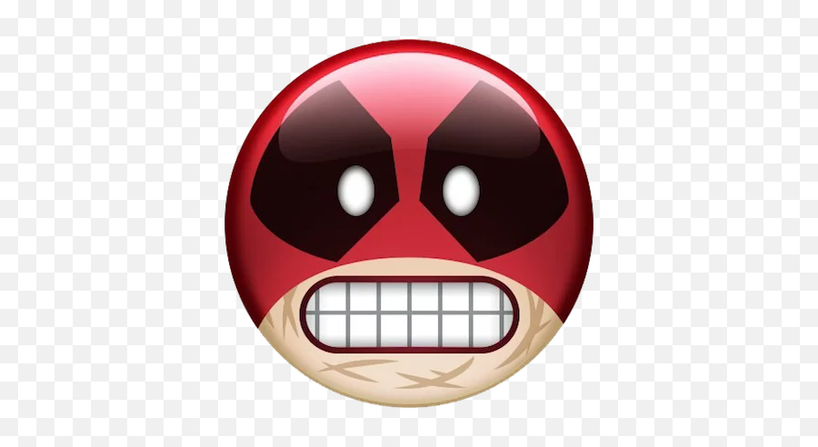 Deadpool Stickers For Telegram - Deadpool Emoji Png,Spiderman Emoticon