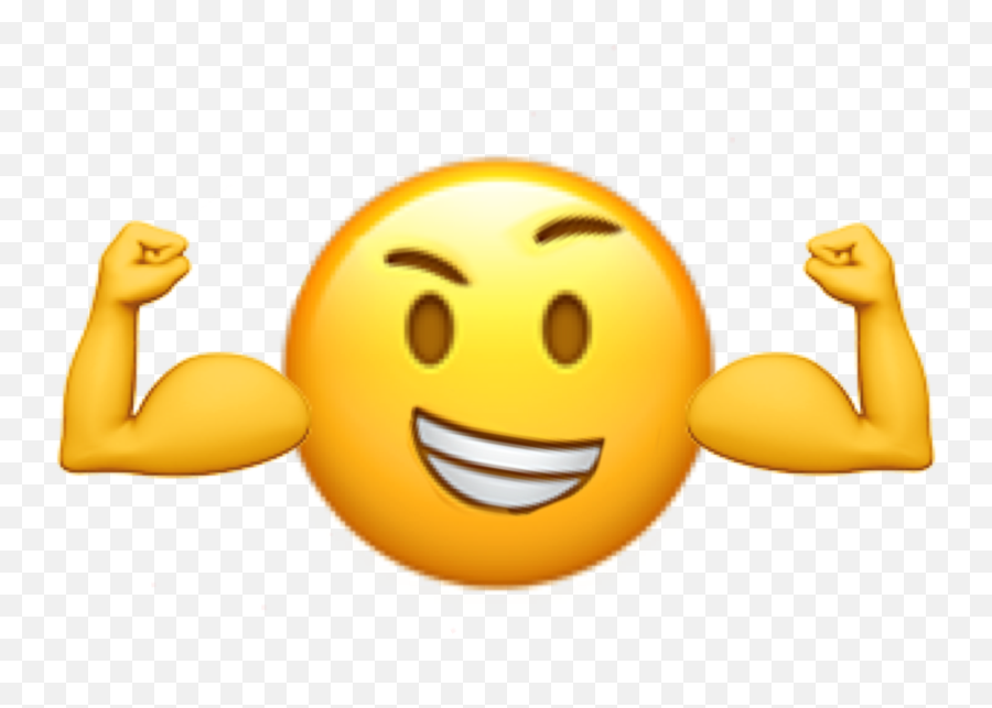 Emoji Sticker - Smiley,Bodybuilder Emoticon