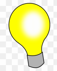 Lightbulb Clipart Animated Lightbulb - Transparent Background Cartoon Light Bulb Emoji,Lightbulb Emoji