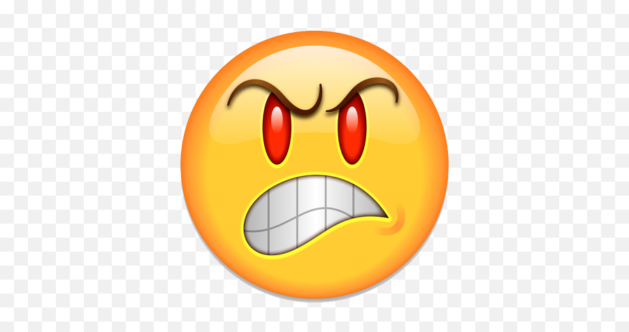 Good Man With Mean Emoji - Emoji Images Angry,Mean Emoji