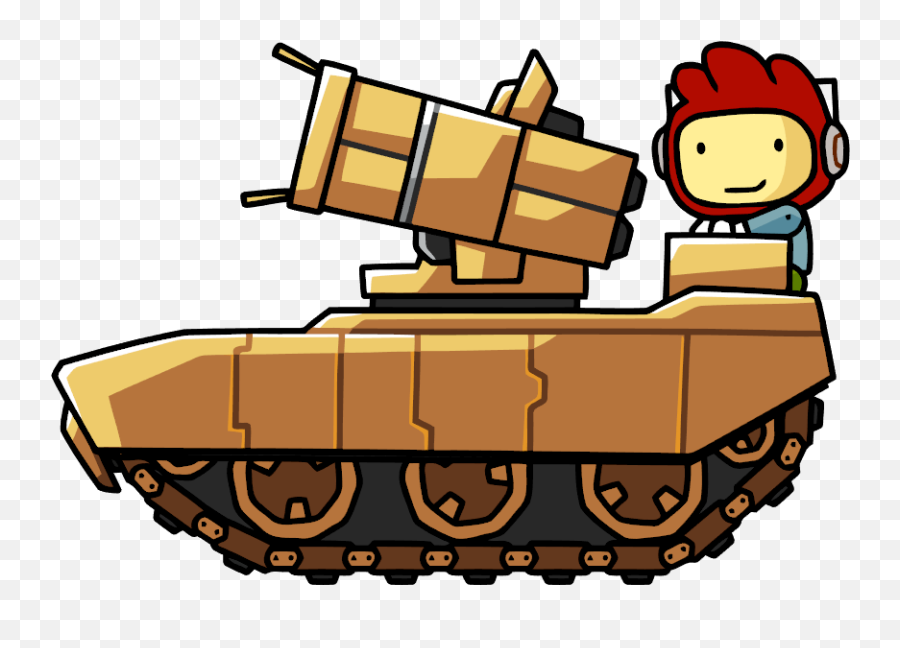 Anti Air Vehicle - All Vehicles In Scribblenauts Remix Emoji,Army Tank Emoji