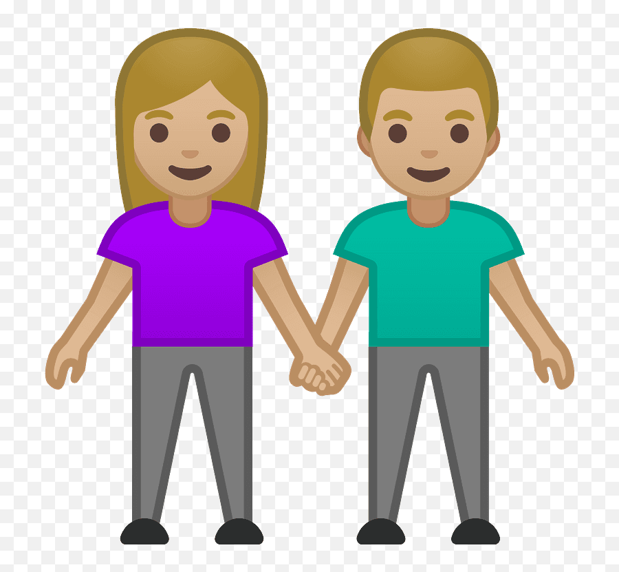Man Holding Hands Emoji Clipart - People Holding Hands Emoji,Person Emojis