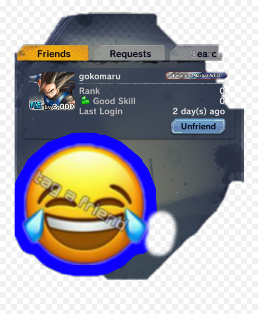 My Friends Are Low Levels Sticker By Lucasrtj5309 - Fictional Character Emoji,Friend Emoticon