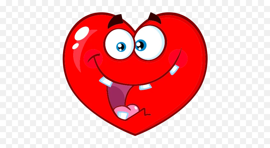 Heart Emoji - Cartoon,New Emoji Stickers