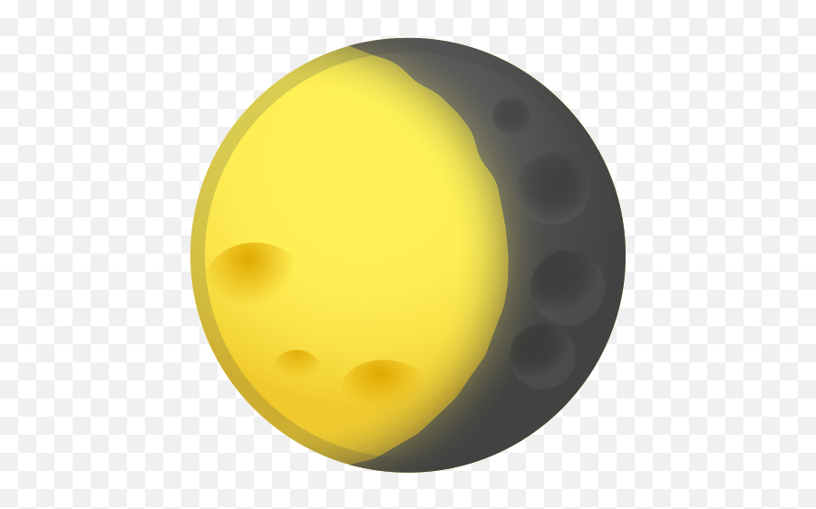 Waning Gibbous Moon Emoji - Dot,Bowling Ball Emoji