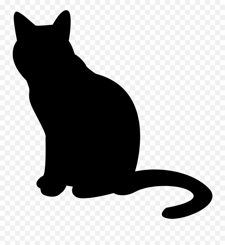 Cat Shadow Png U0026 Free Cat Shadowpng Transparent Images - Black Silhouette Cat Png Emoji,Cat With Ok Emoji