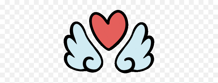 Valentines Day Love Sticker - Emoji Corazon Con Alas,Android Heart Emoji